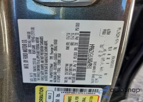 2015 Ford Fusion Se z USA, uszkodzony, nr VIN 1FA6P0H71F5129664